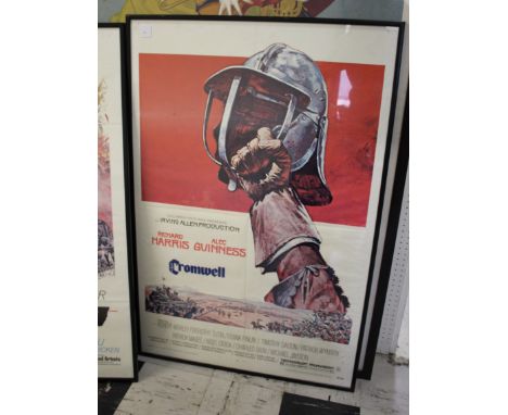 VINTAGE FILM POSTERS 2 vintage posters including Cromwell starring Richard Harris and Alec Guinness, Copyright 1970 Columbia 