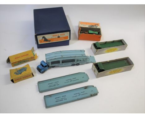 DINKY TOYS including a boxed 564 Elevator Loader, boxed 25x Commer Breakdown Lorry Dinky Service, boxed 400 B.E.V Truck (box 