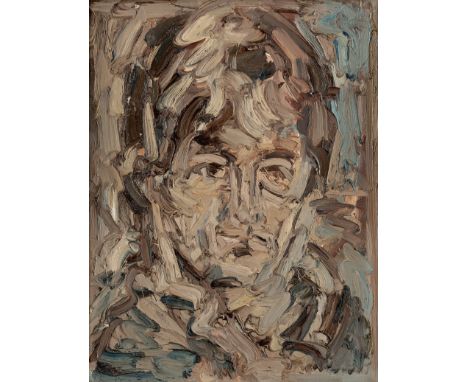 Robert Speight,British late 20th Century - Portrait of a Friend (Agi Katz); oil on board, 43 x 33 cm (ARR) Provenance: Bounda