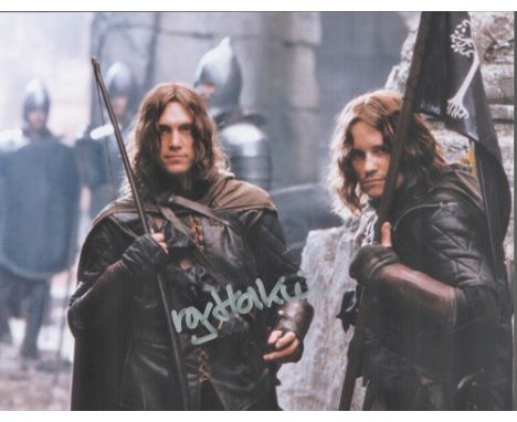 Lord Of The Rings Actor, Royd Tolkien signed 10x8 colour photograph. Tolkien (July 16, 1969) is the great-grandson of John Ro