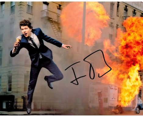 Actor, Jesse Eisenberg signed 10x8 colour photograph. Eisenberg (born October 5, 1983) is an American actor, director, produc