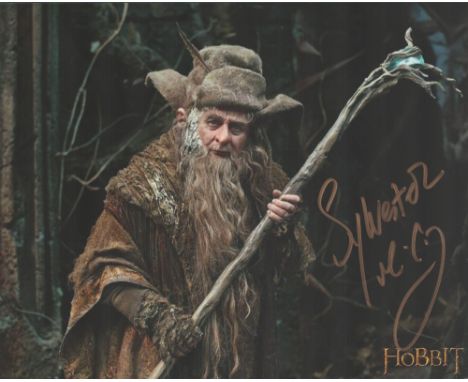 Lord Of The Rings Actor, Sylvester McCoy signed 10x8 colour photograph. McCoy (born Percy James Patrick Kent-Smith; 20 August