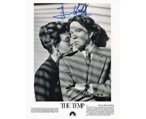 The Temp Actor, Timothy Hutton signed 10x8 black and white photograph pictured as Peter Derns in 1993 film- The Temp. Good co