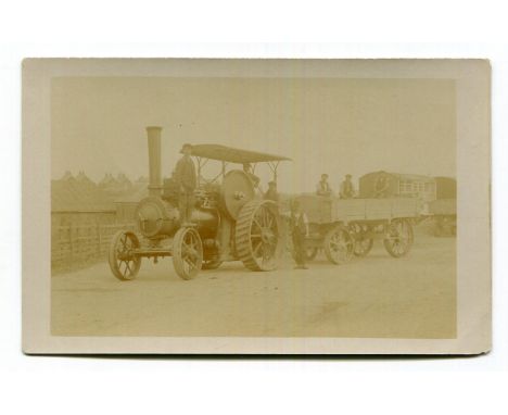 HELLINGLY. A collection of 44 postcards of Hellingly, East Sussex, including a photographic postcard of a steam engine, anoth