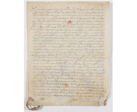 Lisbon.- Joseph I (King of Portugal, 1714-77) Appointment of Antonio Pedro de Figueiredo to the Order of Christ by reason of 