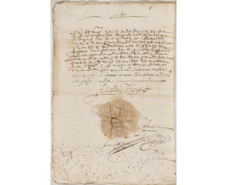 Lisbon.- Division of assets, given in Lisbon, in favour of Joanna de Vasconcellos, on the death of her husband Rodrigo de Sou