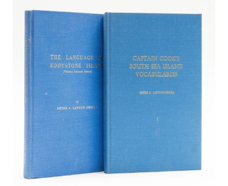 NO RESERVE South Sea Islands.- Lanyon-Orgill (Peter A.) Captain Cook's South Sea Island Vocabularies, first edition, original