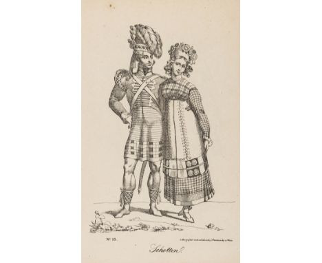 Europe.- Costume.- [Schwind (Moritz von)] Bilder für die Jugend. Volkstrachten, Parts 1 &amp; 2 only (of 5), 12 lithographed 