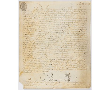 Portugal.- John VI (King of the United Kingdom of Portugal, Brazil and the Algarves, as Prince Regent, 1767-1826) Appointment