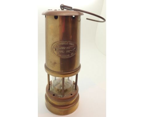 Large Ferndale Colliery single miners lamp
