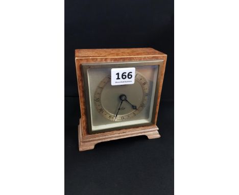 VINTAGE CARRAIGE CLOCK FRED J MALCOLM BELFAST