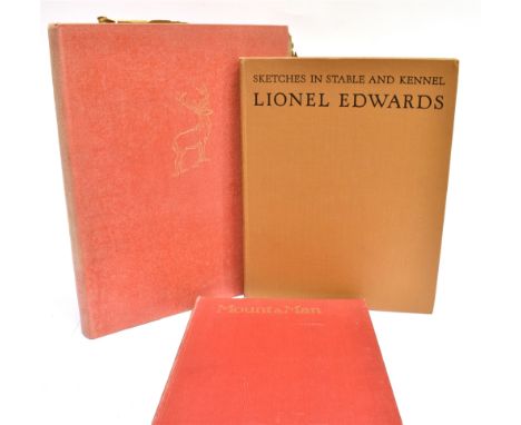 [HUNTING]  MACDERMOT, E.T. THE DEVON &amp; SOMERSET STAGHOUNDS 1907-1936 Collins, Pall Mall, London, 1936, cloth boards, blac