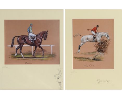 AFTER DANIEL CRANE The Flyer, limited edition print, no. 240/250, with fox vignette, and signed and numbered in pencil on the