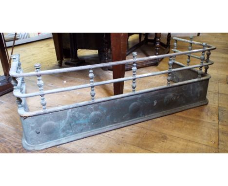 A copper fender, 109.5 cm wide