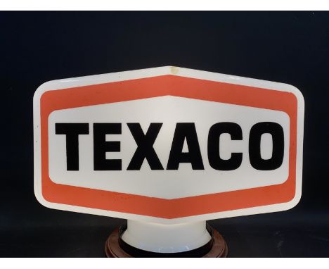 A Texaco plastic petrol pump globe. 