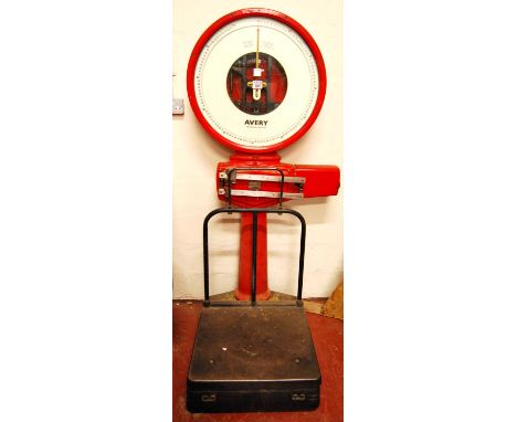Avery sack scales, type 3205 CH, 195cm high. 