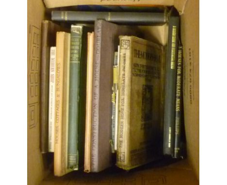 HOUSES, COTTAGES AND BUNGALOWS WITH a carton of construction and architectural books (Est. plus 18% premium inc. VAT)