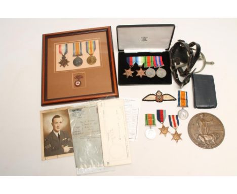 A FAMILY OF FIRST WORLD WAR MEDALS, awarded to George Tranmer of the 1st Light Infantry comprising 1914-15 Star, British War 