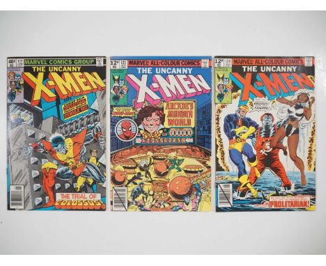 UNCANNY X-MEN #122, 123, 124 - (3 in Lot) - (1979 - MARVEL - US Price &amp; UK Price Variant) - Includes First appearance of 