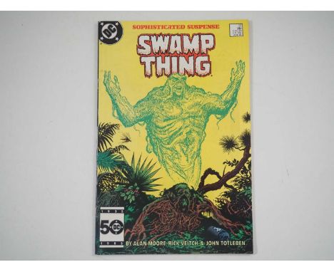 SWAMP THING #37 (1985 - DC) - KEY Copper Age Book - First full appearance of John Constantine - Alan Moore story with Stephen