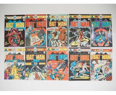 BATMAN #266, 267, 268, 269, 270, 271, 272, 273, 274, 275 (10 in Lot) - (1975/1976 - DC) - Includes the Underworld Olympics st