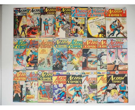 ACTION COMICS #375, 388, 391, 399, 422, 429, 431, 433, 434, 439, 440, 441, 442, 444, 445, 446, 447, 448, 449, 450, 455, 456, 
