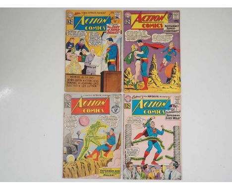 ACTION COMICS #286, 289, 294, 295 (4 in Lot) - (1962 - DC) - Includes appearances by the Superman Revenge Squad, the Legion o