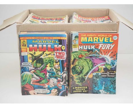 MIGHTY WORLD OF MARVEL #1 to 327 &amp; 329 (328+ in Lot - some duplicates) - (1972/1979 - BRITISH MARVEL) - Almost full compl