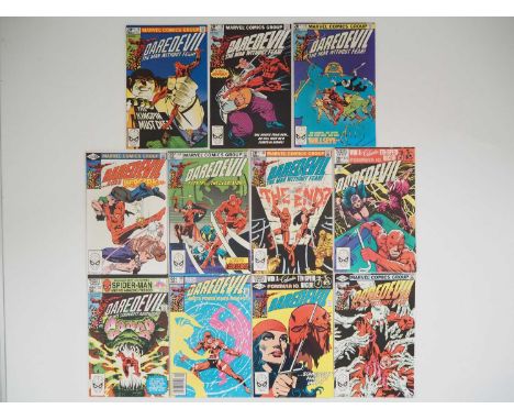 DAREDEVIL #170, 171, 172, 173, 174, 175, 176, 177, 178, 179, 180 (11 in Lot) - (1981/1982 - MARVEL - UK Price Variant) - Incl