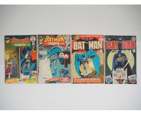 BATMAN #239, 240, 241, 242 (4 in Lot) - (1972 - DC) - Includes the iconic Neal Adams cover art for issue #241 + the first app