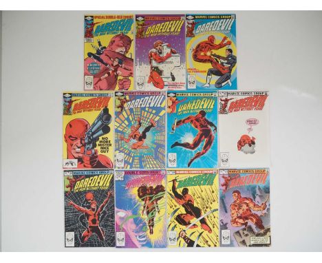 DAREDEVIL #181, 182, 183, 184, 185, 186, 187, 188, 189, 190, 191 (11 in Lot) - (1982/1983 - MARVEL) - Includes the 'death' of