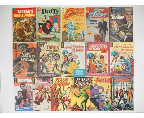 MIXED DELL/GOLD KEY/KING COMICS LOT (16 in Lot) - Includes the following: DELL Comics - TARZAN'S JUNGLE ANNUAL #4 (1955), DAF