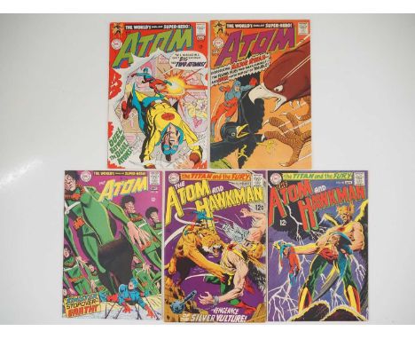 ATOM AND HAWKMAN/ATOM #36, 37, 38, 39, 40 (5 in Lot) - (1968/1969 - DC) - HIGH GRADE - Includes the first appearance of Major