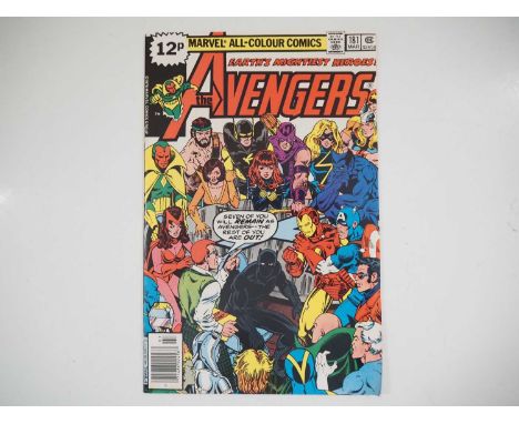 AVENGERS #181(1979 - MARVEL - UK Price Variant) - the first appearance of Scott  Lang + new Avengers roster of Captain Americ