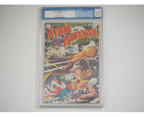 ATOM AND HAWKMAN #42 (1969 - DC) - GRADED 9.4 (NM) by CGC - Atom and Hawkman battle Vishnu - Joe Kubert cover, Dick Dillin an
