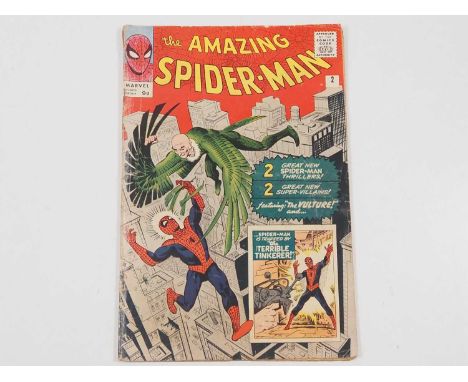 AMAZING SPIDER-MAN #2 - (1963 - MARVEL - UK Price Variant) - Third appearance of Spider-Man + First appearances of two of Spi