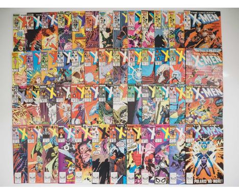 UNCANNY X-MEN #200 to 250 (51 in Lot) - (1985/1989 - MARVEL) - Unbroken 51 issue run including the first full appearance of M
