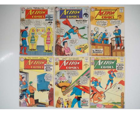 ACTION COMICS #259, 260, 263, 272, 275, 277 (6 in Lot) - (1959/1961 - DC) - Includes the introduction of Bizarro World + the 