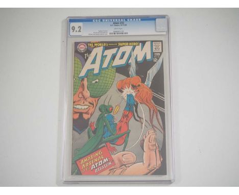 ATOM #33 (1967 - DC) - GRADED 9.2 (NM-) by CGC - Atom battles the Bug-Eyed Bandit - Gil Kane and Murphy Anderson cover and Gi