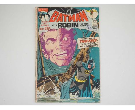 BATMAN #234 - (1971 - DC - UK Cover Price) - First Silver Age appearance and new story featuring Two-Face since the creation 