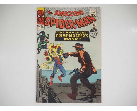 AMAZING SPIDER-MAN #26 - (1965 - MARVEL) - Fourth appearance of the Green Goblin + First appearances of Patch, Crime Master -