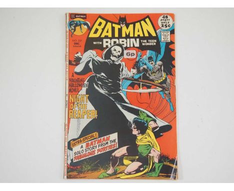 BATMAN #237 - (1971 - DC - UK Cover Price) - First appearance of the Reaper + First Rutland Vermont/Bald Mountain Halloween c