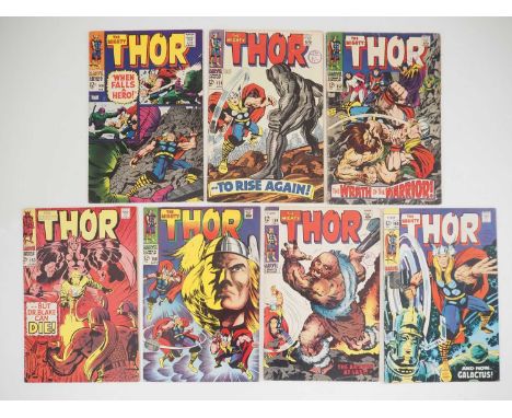 THOR #149, 151, 152, 153, 158, 159, 160 (7 in Lot) - (1968/1969 - MARVEL) - Includes the origin of Black Bolt and the Inhuman