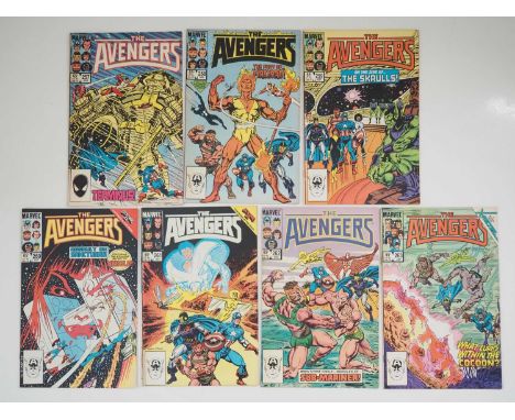 AVENGERS #257 to 263 (7 in Lot) - (1985/1986 - MARVEL) - Includes the first &amp; second appearances and first cover appearan