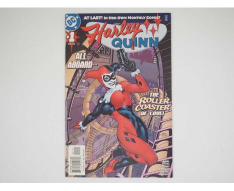 HARLEY QUINN #1 (2000 - DC) - Premiere issue of the first Harley Quinn ongoing series - Cover Art by Terry Dodson - Flat/Unfo