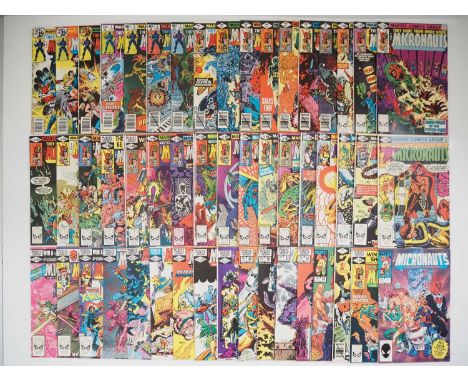 MICRONAUTS #1 to 43, 48, 49, 51, 52, 59, KING-SIZE ANNUAL #1 &amp; 2 + MICRONAUTS: THE NEW VOYAGES #1 (51 in Lot) - (1979/198