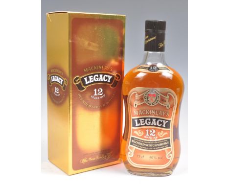 1 x 75cl bottle of Mackinlay’s Legacy (12 year old) blended Scotch Whisky, in a Spode bottle (believed to be at least 20 year