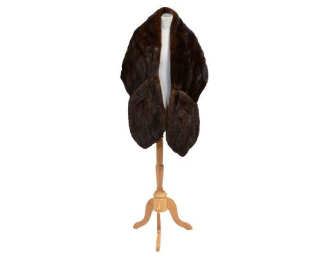 Karter mink stole, another stole and two fur hats, a Karter double mink stole; a Kent &amp; Francis large mink stole; a soft,