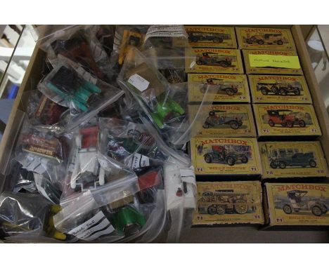 Matchbox models of Yesteryear diecast vehicles including 12 x boxed and quantity loose, including Allchin Traction Engine, AE