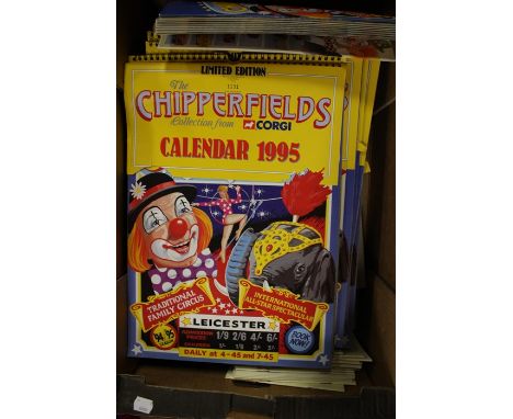 A quantity of limited edition Corgi Chipperfields Calendars, 1995. (one box)